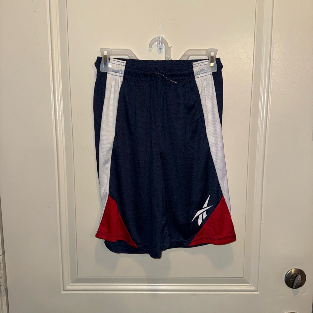 Reebok boys  Blue and Red Sports Shorts